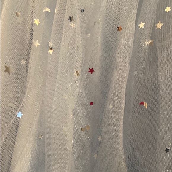 Sparkling Light Blue Tulle Dress - Picture 3 of 5